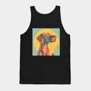 Vizsla in 80's Tank Top